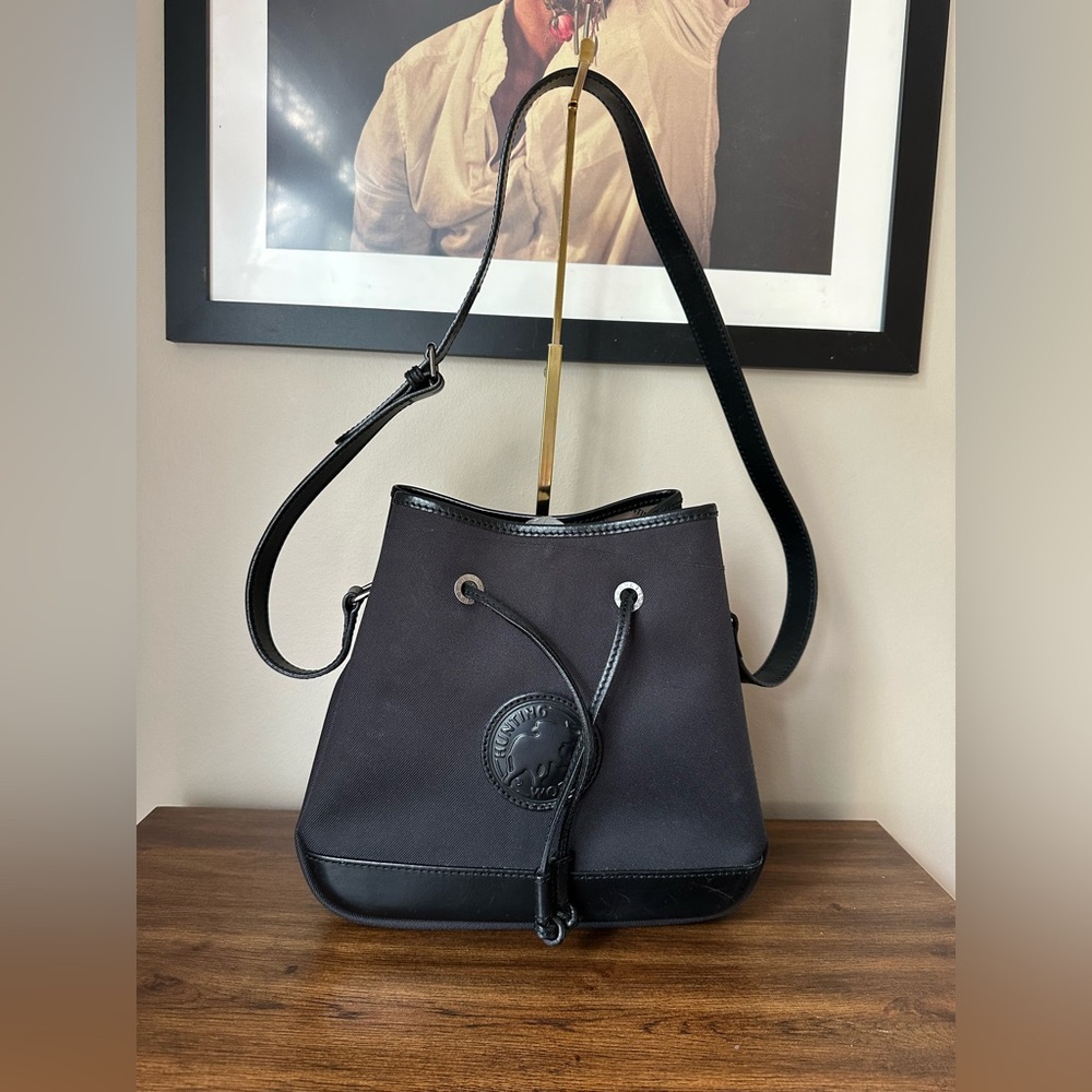 Black Leather Hobo Bag